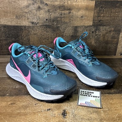 Nike Pegasus Trail 3 'Dark Teal Green Pink Glow' Women's Size 7.5 DA8698-300 