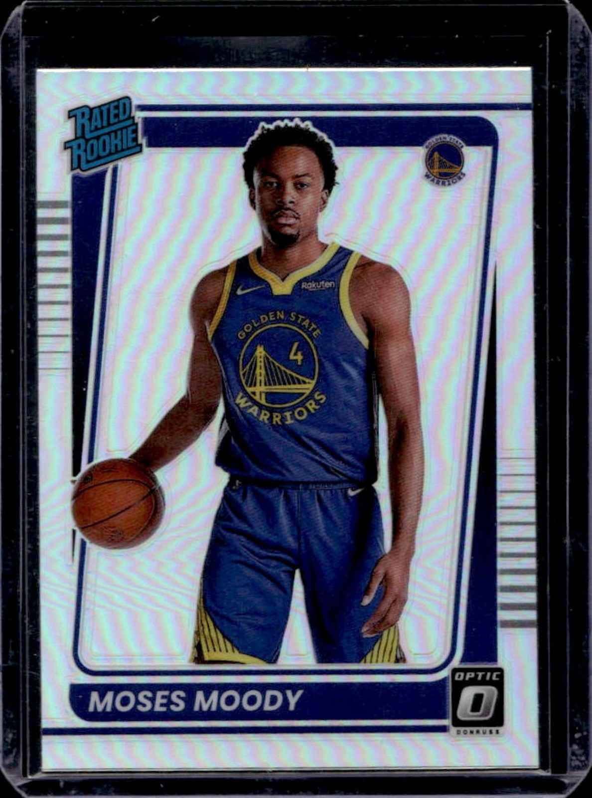 2021-22 Donruss Optic Moses Moody Holo Prizm Rookie RC #184 Warriors
