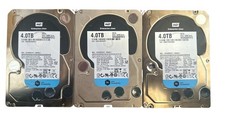 Lot of 3 Western Digital SE WD4000F9YZ 4TB 3.5" 7200Rpm SATA 64MB