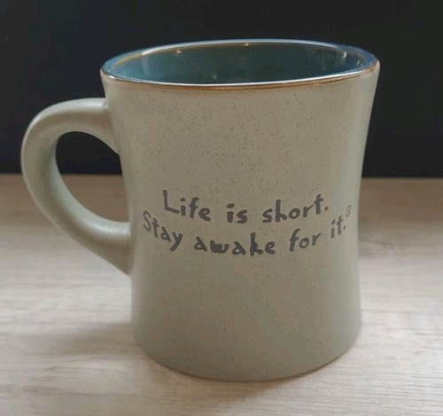 Vintage Caribou Coffee Logo Diner Restaurant Ware Stoneware Ceramic Cup Mug - Picture 3 of 9