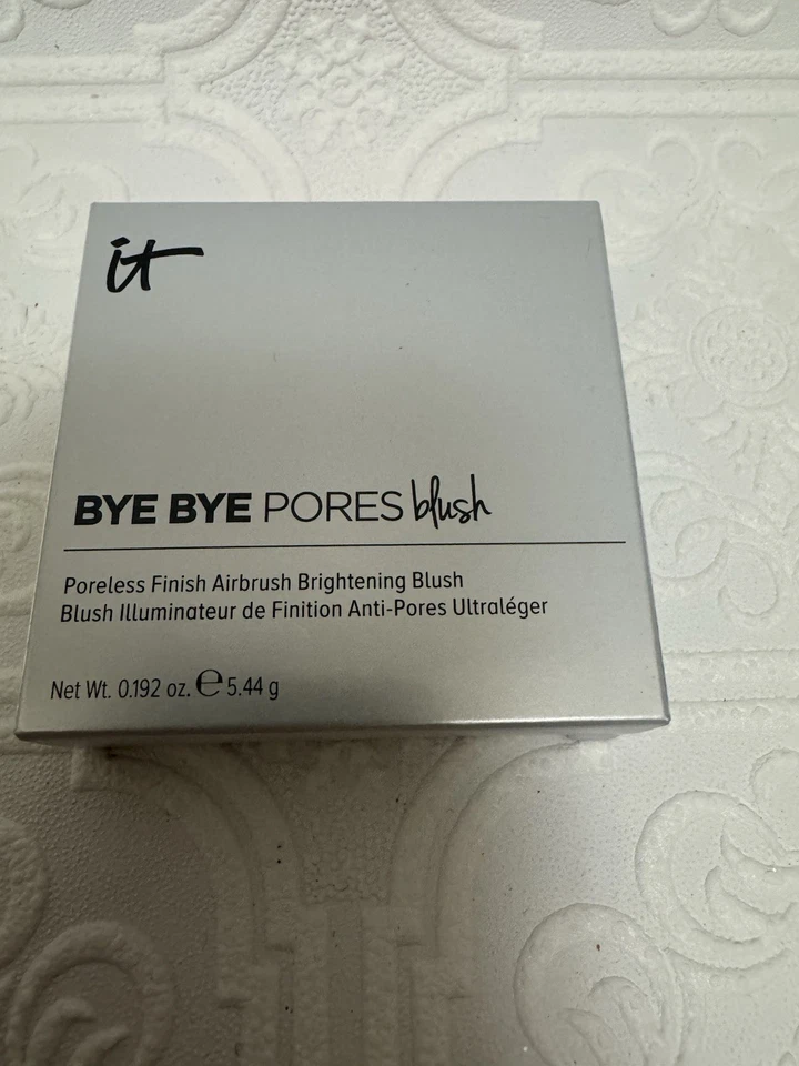 It Cosmetics Bye Bye Pores Blush Poreless Finish Love Natural Soft Pink NEW Box - Image 4 of 4