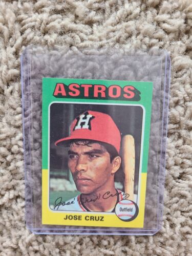 1975 Topps Mini #514 Jose Cruz Baseball Houston Astros MLB - Afbeelding 1 van 2