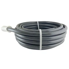 50ft PVC Garden Hose, Medium Duty, Gray - Watering & Irrigation