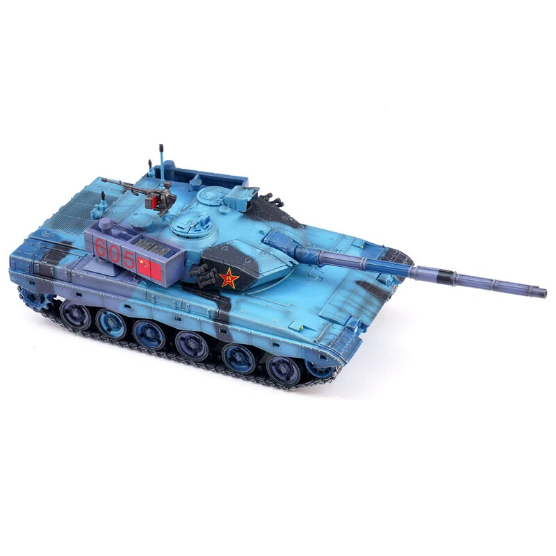 1/72 China ZTZ-96B main battle tank Type 96 tank blue and black camouflage model - Image 2 of 4