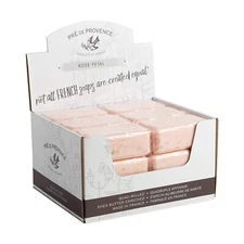 Pre de Provence ROSE PETAL Case 18 x 150 Gram French Soap Bath Shower Bars Shea