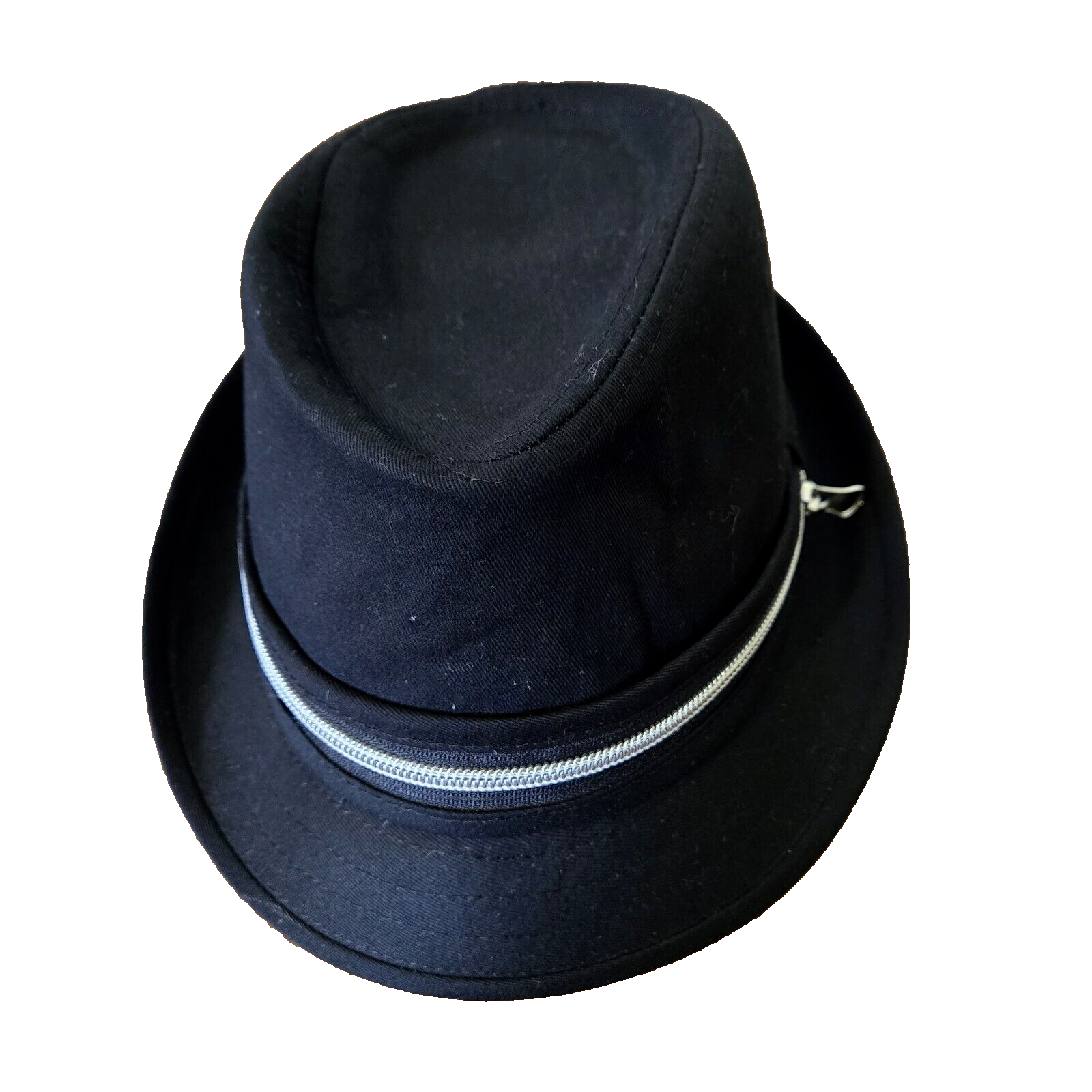 Redken Fedora Hat 100% Cotton Pork Pie with Zipper Accent & Graphic-image