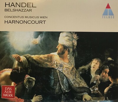 Handel: Belshazzar - Harnoncourt - Stockholm (3 CD Set 1995 Teldec) *Very Good*