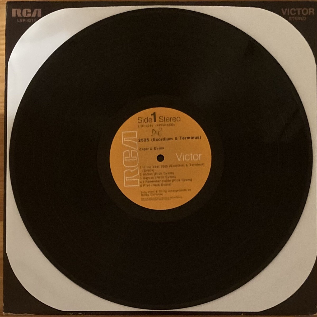 2525 (Exordium & Terminus) Zager & Evans Vinyl LP Record 1969 RCA