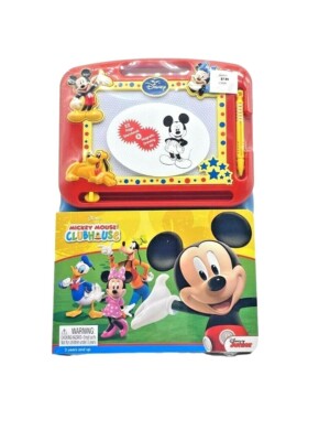 Mickey Mouse Clubhouse 22 Page Storybook and Magnetic Drawing Kit