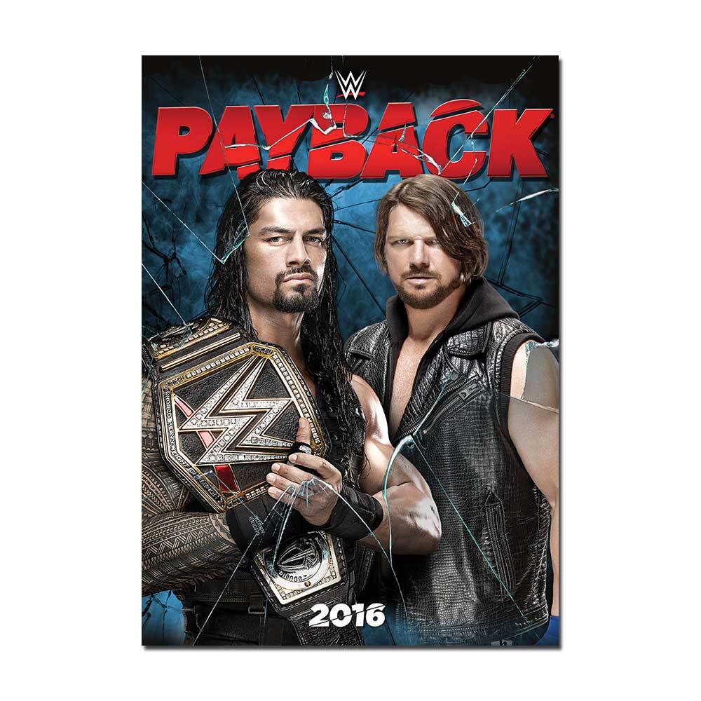 WWE Payback 2016 Event Poster Official WWE Wall Art A4 A3