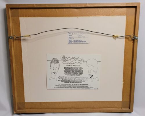 Beavis and Butthead Lot - Signed Animation Cel, Comics, Inactivity Book & Magnet - Picture 4 of 24