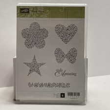 Stampin Up Floral Fillers Rubber Stamps Set of 6 122782 Stampin Stamping