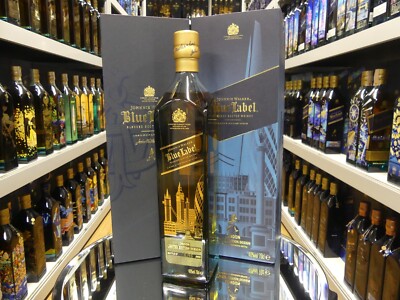 Johnnie Walker Blue Label Whisky Limited Edition Design London one of 2500 700ml
