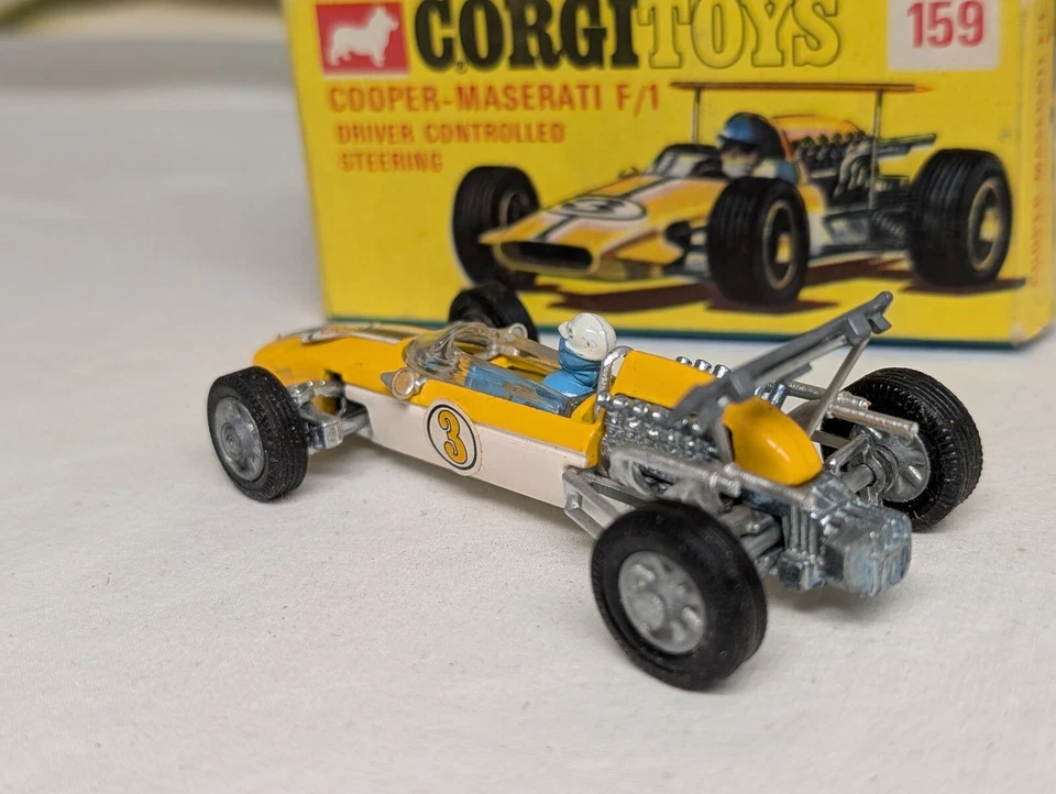Corgi Toys 159 Cooper Maserati F/1 Vintage original modelcar - Bild 4 von 4