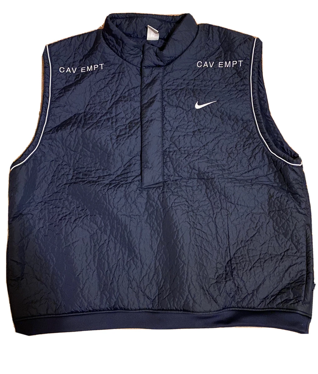 vaquero actualizar almohada Rare Limited Collection CAV EMPT Navy Blue Nike Vest | eBay