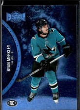 2021-22 SkyBox Metal Universe #199 Ryan Merkley Blue Spectrum