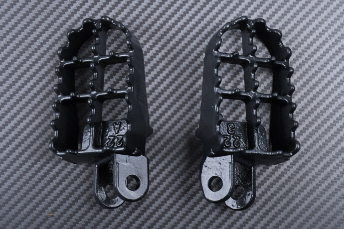 Cale-pieds moto acier anti-glisse pour restaurer votre Kawasaki KLX 650 1993