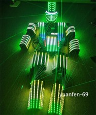 LED Robot Colors Change Costume Laser Glow Night Lights Clothing Party Show Prop