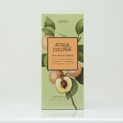 4711 Acqua Colonia White Peach & Coriander Cologne Unisex Spray 5.7oz/170ml,NEW!