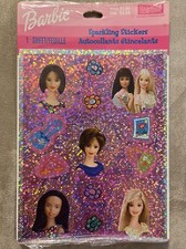 Vintage Hallmark Heartline Barbie Sparkling Stickers New Sealed 1 Sheet 2000