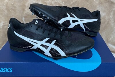 Size 8.5 - ASICS Hyper Sprint MD 7 Track Spikes. Black and White