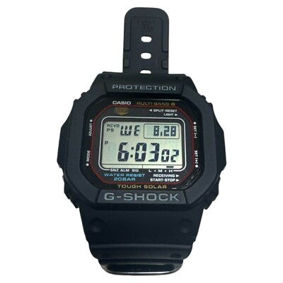 Casio GW-M5610U-1JF G-SHOCK Digital Black Watch Radio Solar NEW | eBay