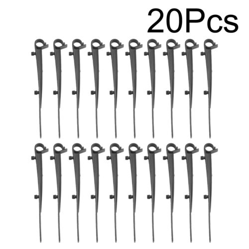 Keep Your Gutters Clean With Universal Gutter Brush Clips - 20pk Black New - Afbeelding 1 van 24