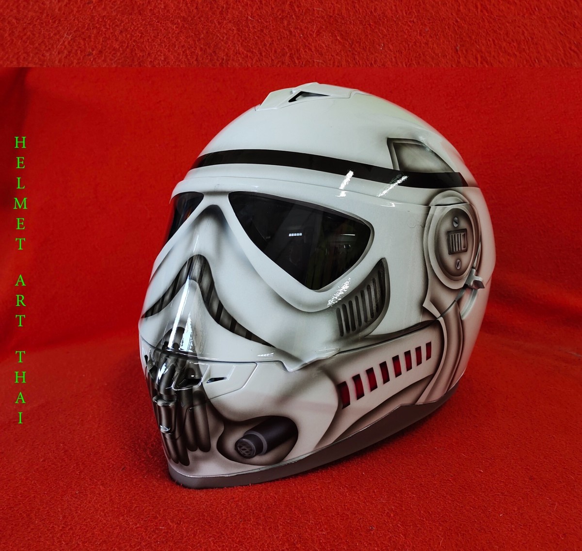 carbon fiber stormtrooper helmet motorcycle STAR WARS The Black Series Imperial Premium Electronic Helmet, Rogue One: A Story Adult Roleplay Item, Ages 14 and Up : Clothing, Shoes & Jewelry Korda Stormtrooper Helmet  