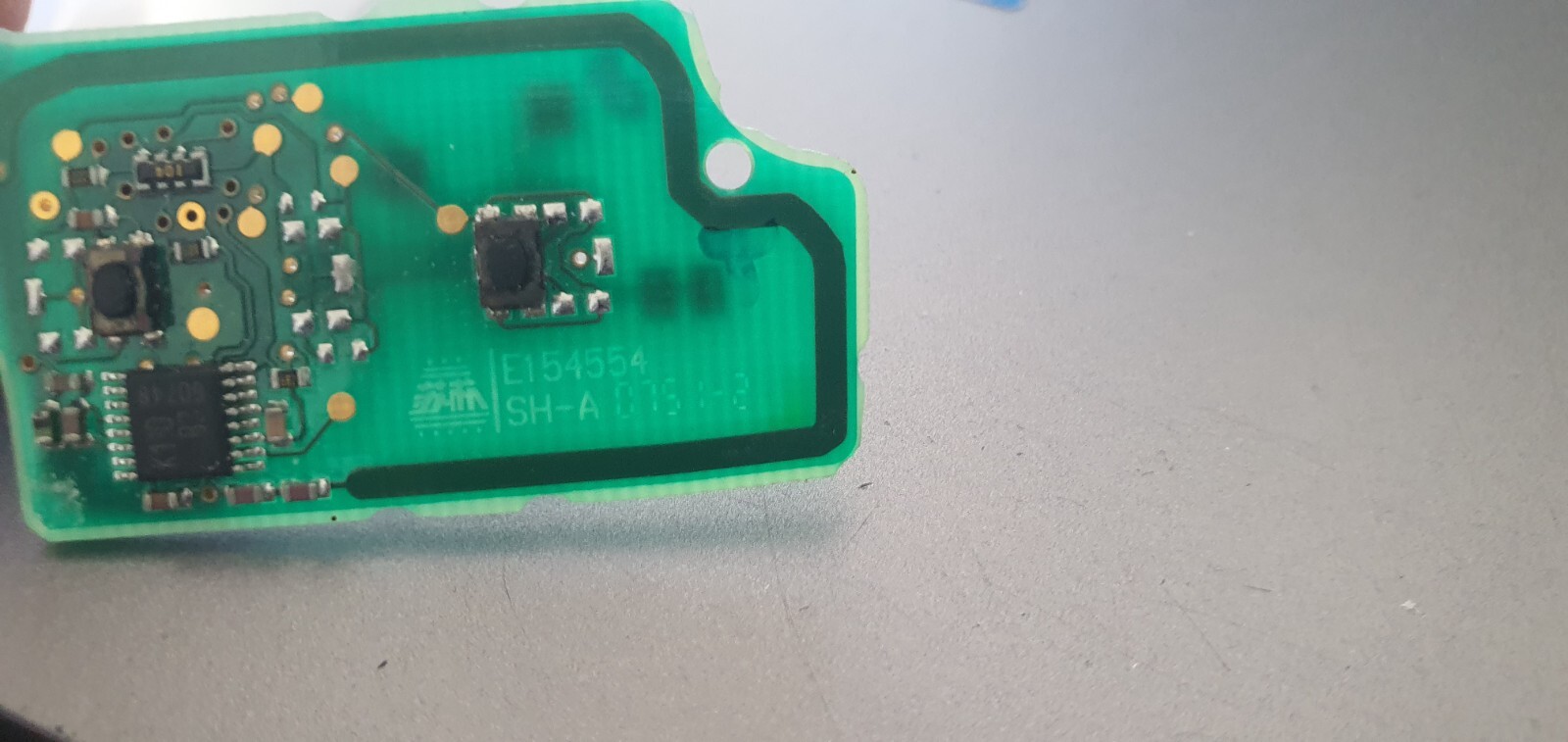 Citroen Peugeot Flip Key Circuit Board - E154554 , 21676652-3-C 