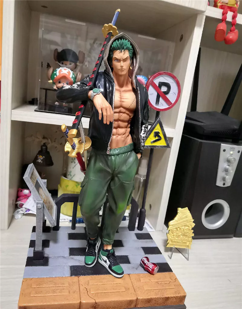 Mix Studio Fashion Roronoa Zoro Resin One Piece Statue Figurine Collections