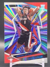 2019-20 Revolution Nassir Little Sunburst Rookie /75 - Portland Trail Blazers
