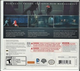 Batman: Arkham Origins Blackgate 3DS (Brand New Factory Sealed US Version) Ninte