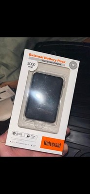   5000mAh Portable External Battery Pack