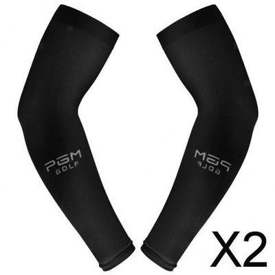 2x Compression Arm Sleeves Sport Athletic Sleeves  Sun Cover Up Arm Sleeves
