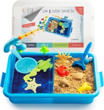kipipol water and sand sensory bin
