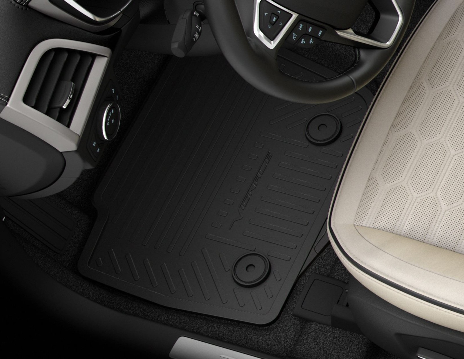Tapis de sol en caoutchouc Ford Vignale noirs | Set de protections de voiture d'origine