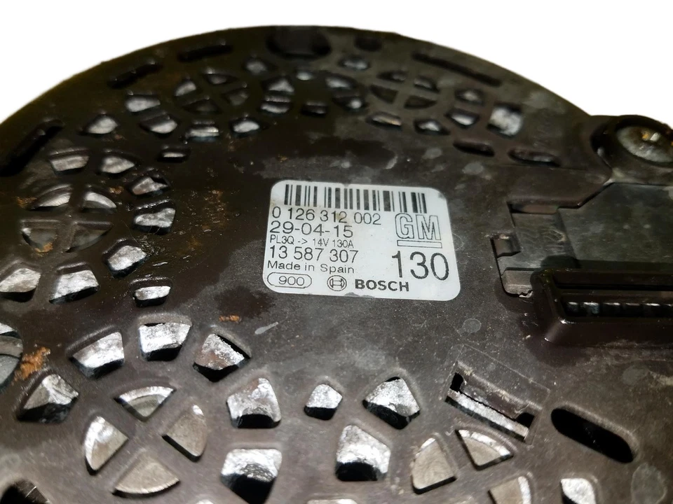 VAUXHALL CORSA E Alternator 999 Petrol 2016 B10XFT 13587307 - Image 4 of 4