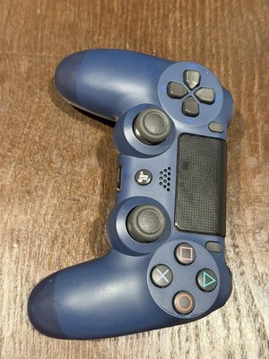 Sony DualShock 4 Wireless Controller - Midnight Blue - PlayStation 4 - seminovo 