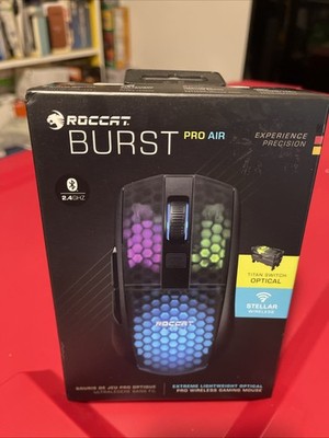NEW ROCCAT Gaming Mouse BURST PRO AIR Wireless 2.4GHz / Bluetooth Black /optical