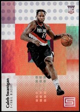 2017-18 Panini Status #146 Caleb Swanigan Orange Rookie E1