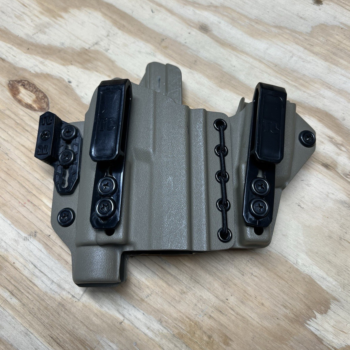 Tier 1 concealed  Holster Kydex Tan IWB Appendix Carry Adjus