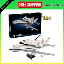 Icons Shuttle Carrier Aircraft Building Set for Adults-box not included