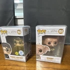Funko Pop! Vinyl Exclusive Harry Potter #153 & Dobby #151 Glow in the Dark