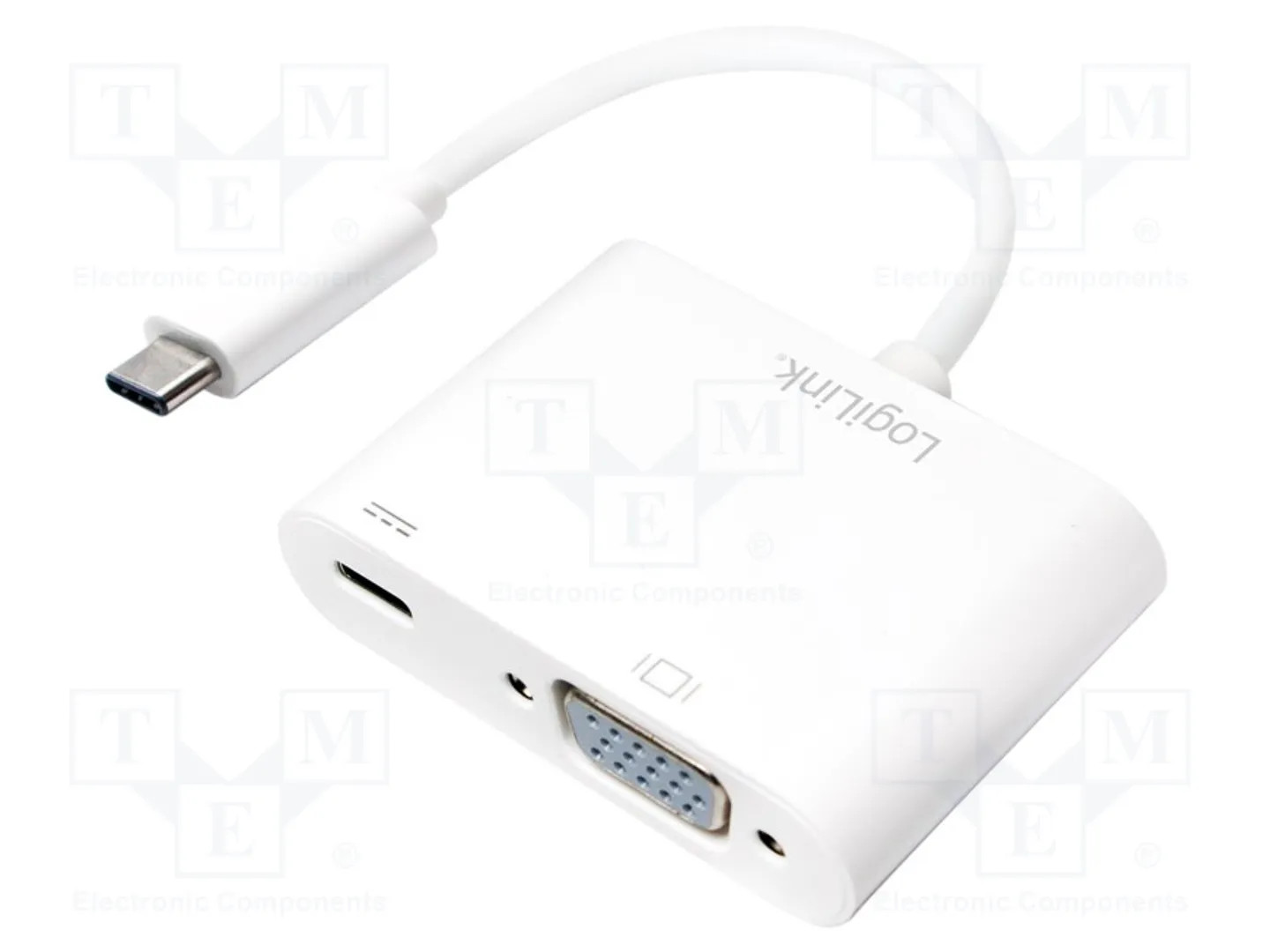 Logilink Bianco Usb Typ-C Zu, Adattatore Video, - Immagine 2