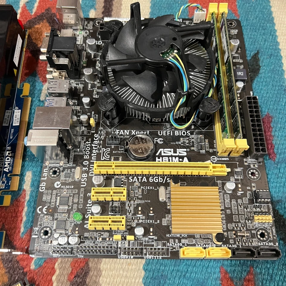 Материнская плата комбинированная ASUS H81M-A mATX! • Core i5-4670K • 16GB RAM • Radeon 7770 2GB - Изображение 3 из 4