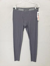 32 Degrees Heat Base Layer Pants Men Large Gray Thermal Underwear Long Johns