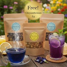 Dried Butterfly Pea Flowers 100g | Buy More & Save | UK Stock | Fast Delivery