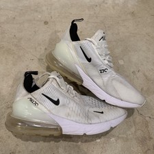 Nike Air Max 270 Womens Size 7 White Black Sneakers AH6789 100
