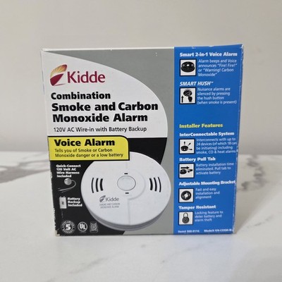 Kidde KN-COSM-IB Wire-in Combination Smoke & Carbon Monoxide Alarm