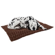 Dog Bed 42x26 Large Pet Pillow and Crate Pad with Faux Fur X-Large, Brown